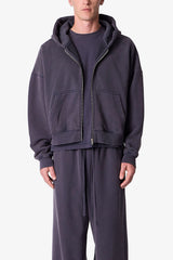 Zip Hoodie - Slate