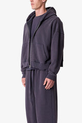 Zip Hoodie - Slate
