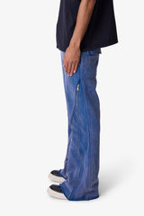 Zipper Flare Sweatpants - Blue