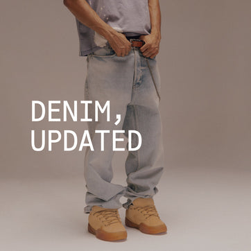 French Terry Double Layer Thermal L/S Tee - Washed Black