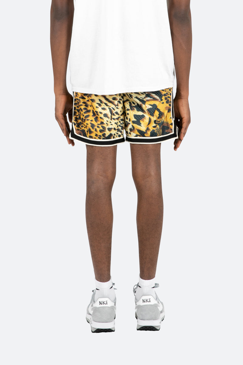 パンツ NEEDLESBasketball Short Leopard Jacquard Needles Basketball Short - Leopard Jacquard | Garmentory
