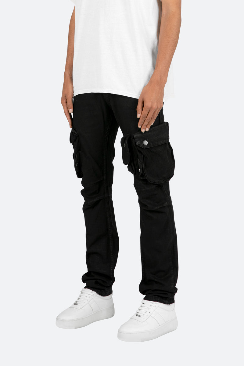 Ferrari Paint Brush denim cargo pants Man