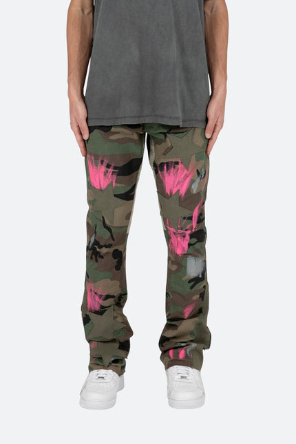 B439 Star Flare Denim - Camo