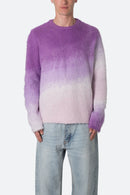 Brushed Gradient Sweater - Purple