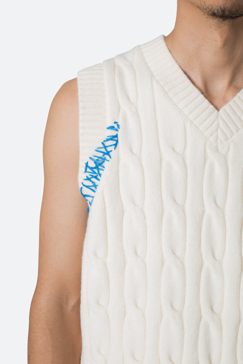 Off-White Men's Multipockets Knit Gilet