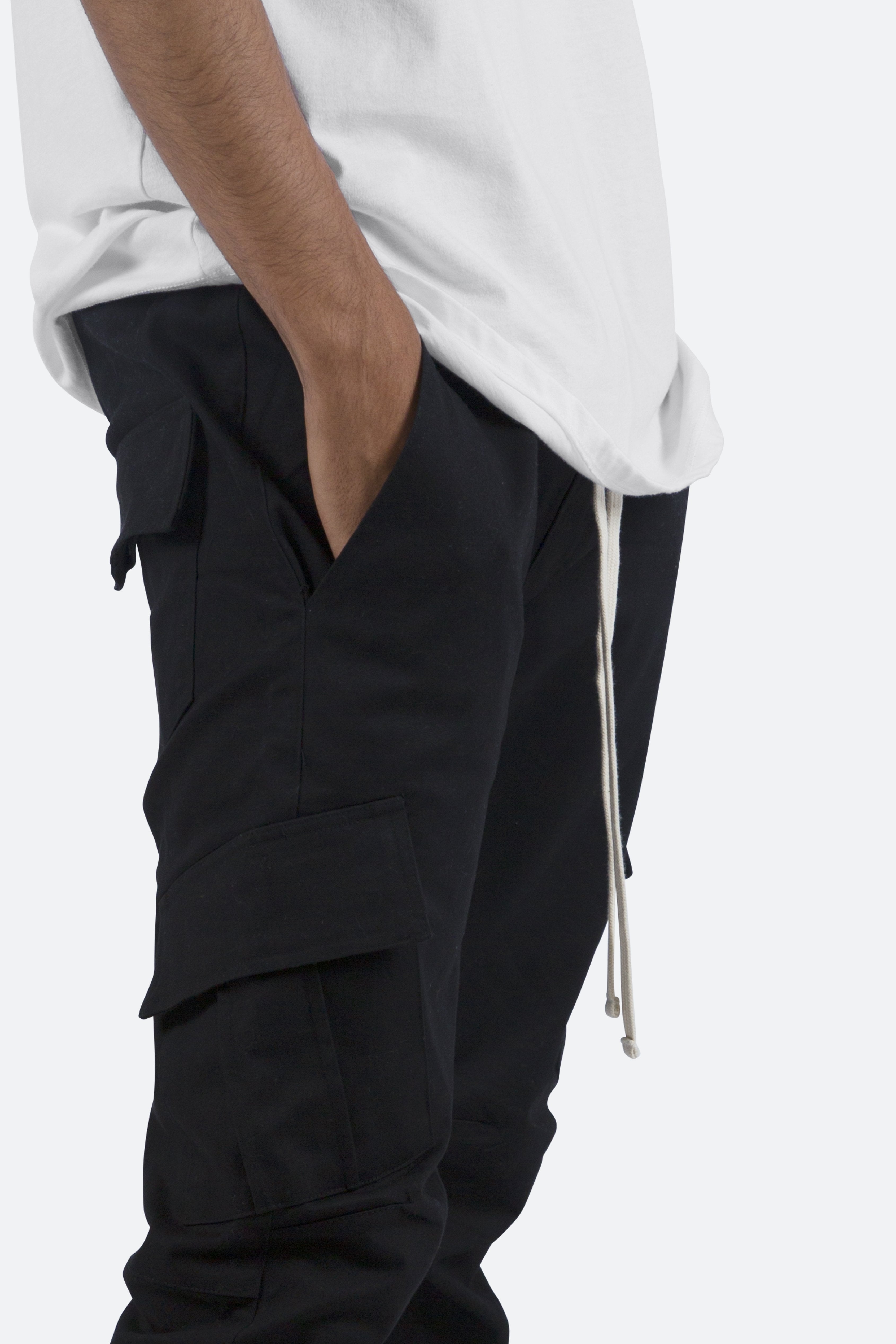 パンツ [mnml] Cargo Drawcord Pants Black Cargo Drawcord II Pants - Black | mnml