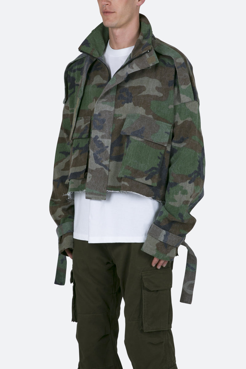Cropped M65 Jacket - Camo | mnml | shop now