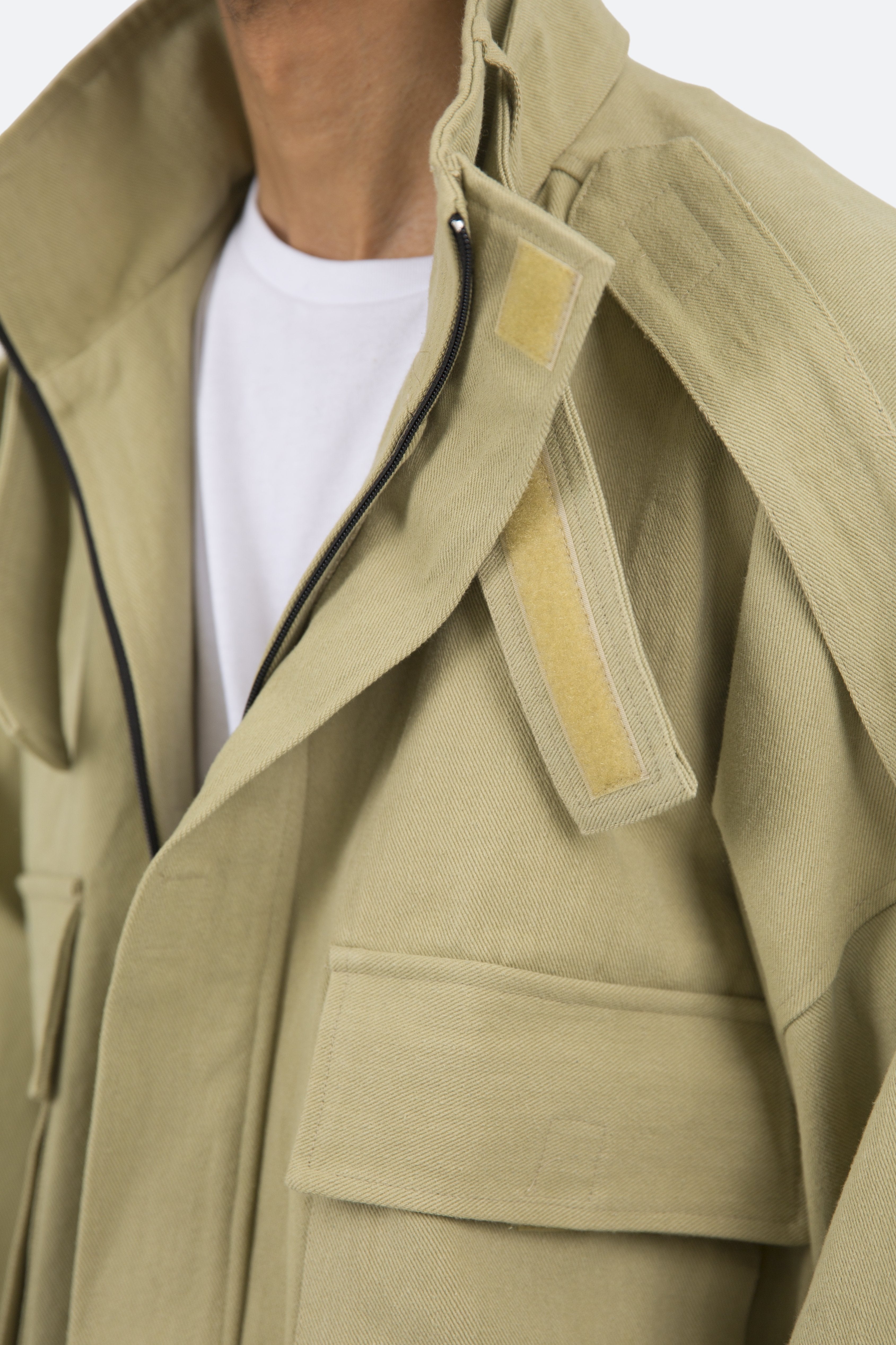 Cropped M65 Jacket - Khaki | mnml
