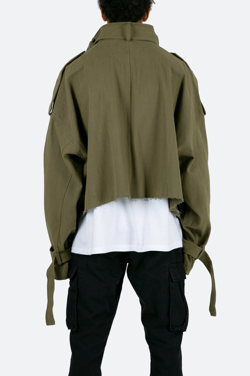 Cropped M65 Jacket - Olive | mnml | shop now