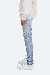 D206 Overlay Straight Denim - Blue