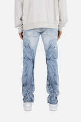 D206 Overlay Straight Denim - Blue
