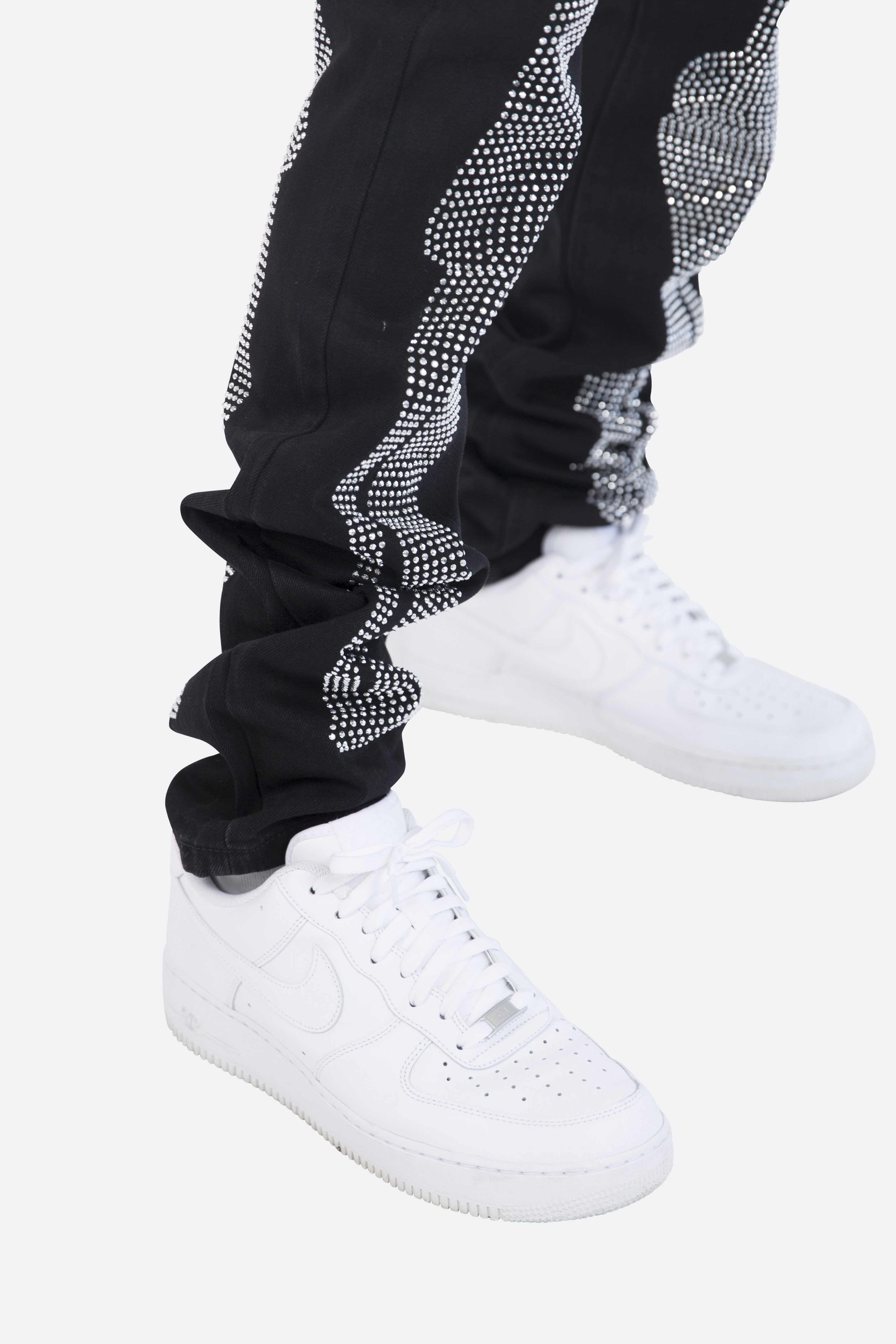D249 Skeleton Denim - Black/White | mnml