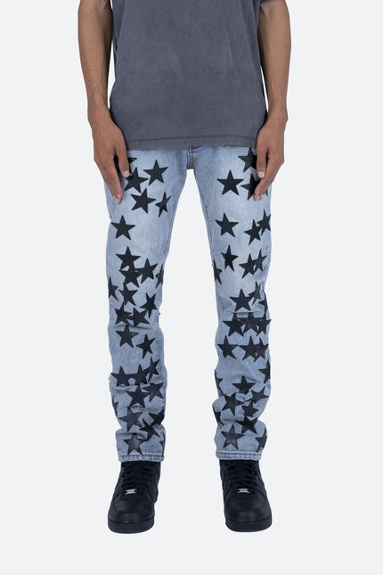 D270 Star Straight Denim - Blue/Black