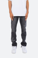 D278 Spider Straight Denim - Black