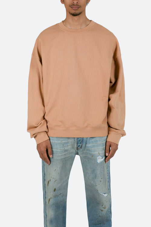 Unisex Oversized Crew - Sand