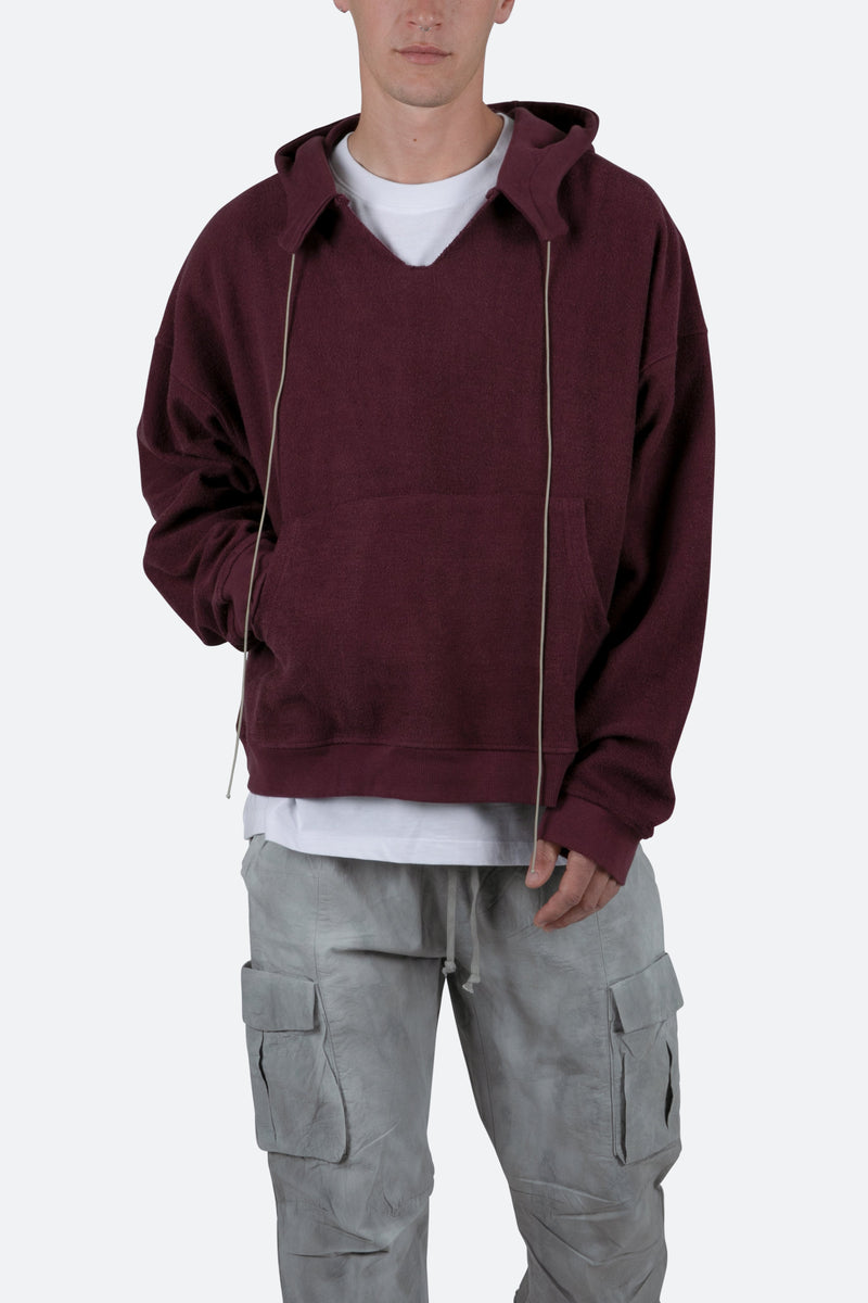 Burgundy hot sale oversized hoodie