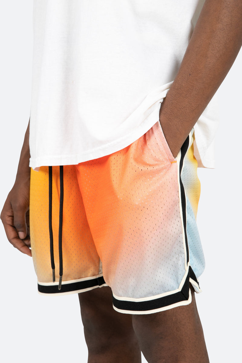 Gradient Basketball Shorts - Multi | mnml | shop now
