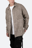 Heavyweight Woven Flannel - Brown