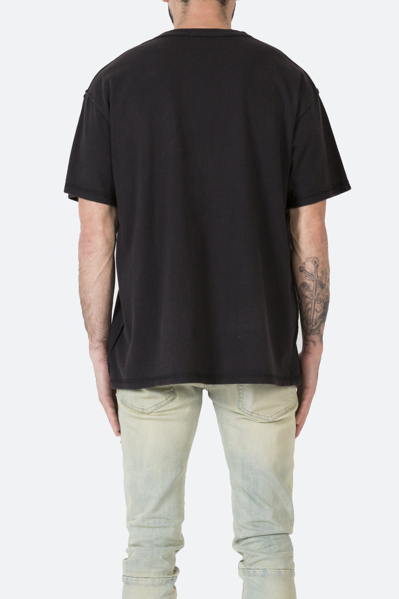Inside Out Tee - Black | mnml | shop now