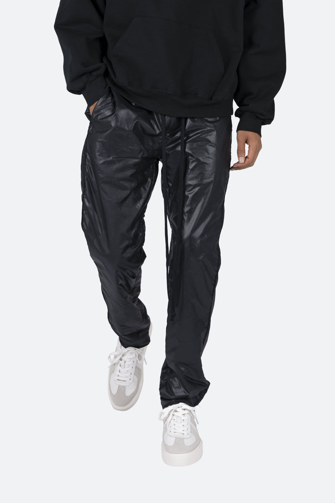 Lined Nylon Pants - Black | mnml | shop now