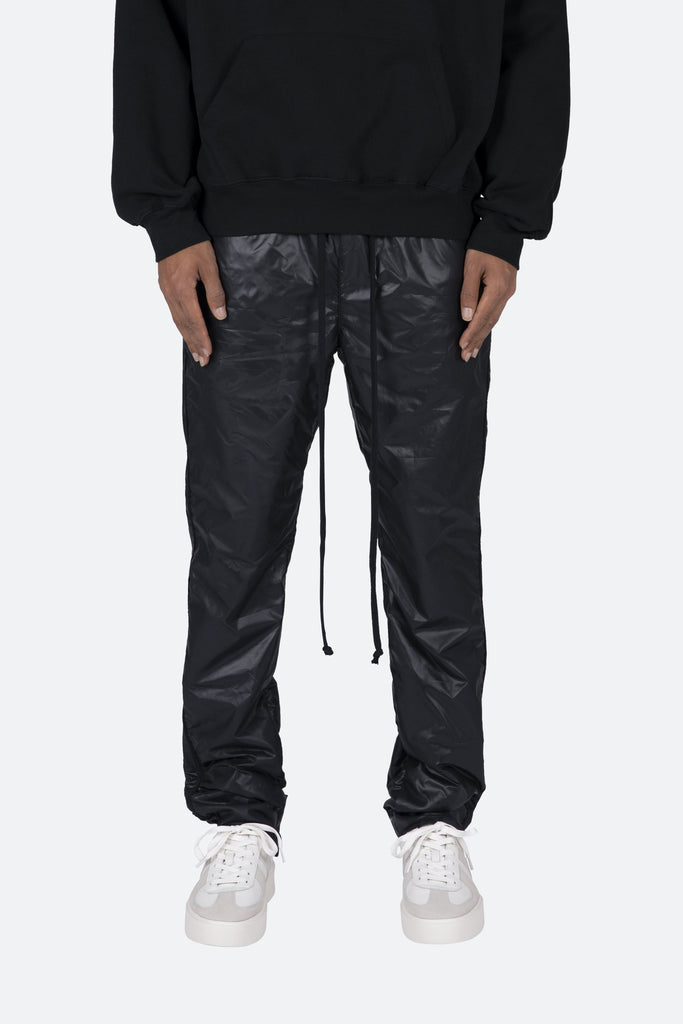 Lined Nylon Pants - Black | mnml | shop now