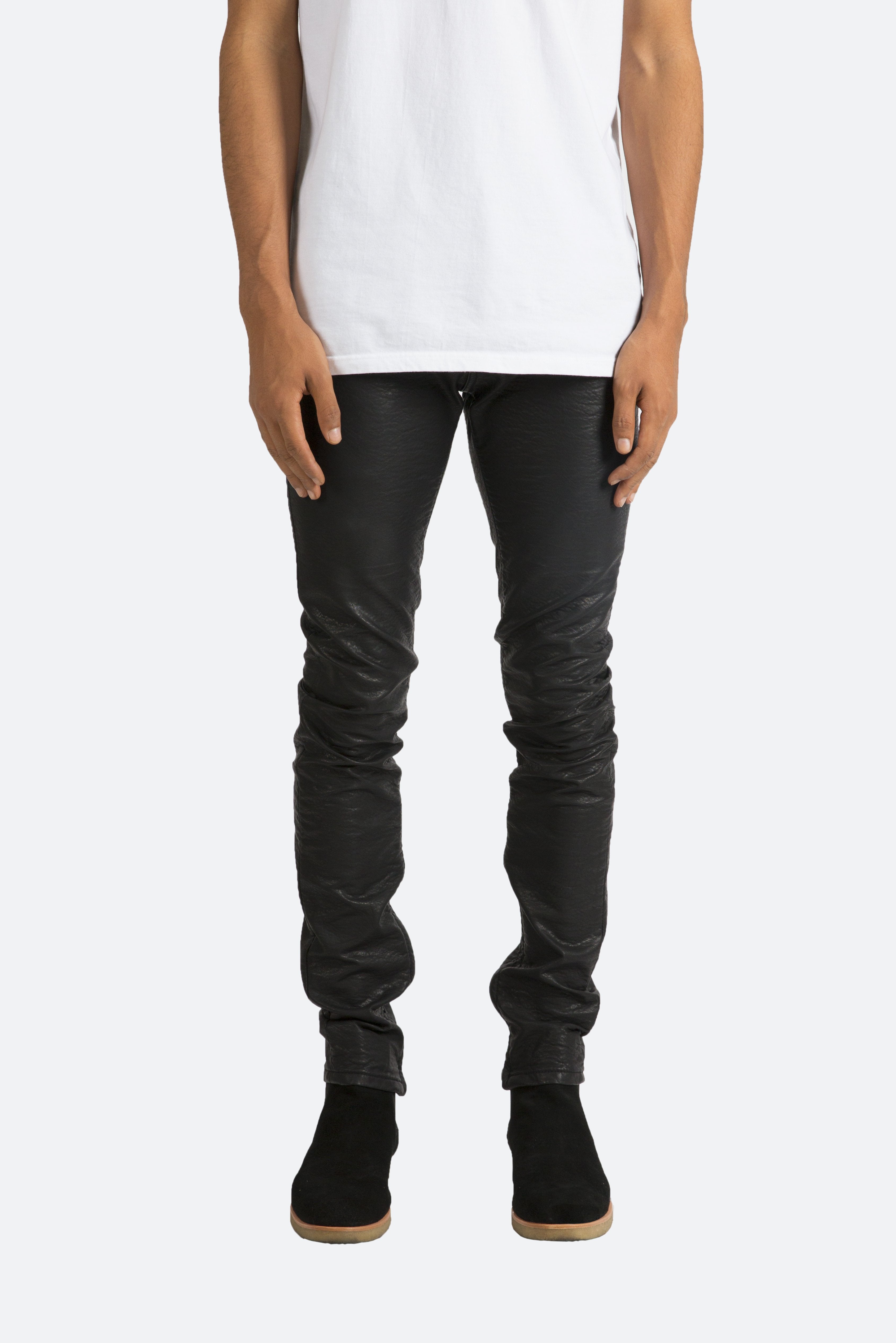 その他 mnml m134 leather pants M134 Leather Pants - Black | mnml