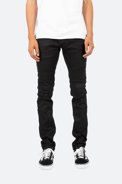 M14 Stretch Denim - Matte Black - mnml