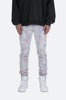 M363 Painted Slim Denim - Off White