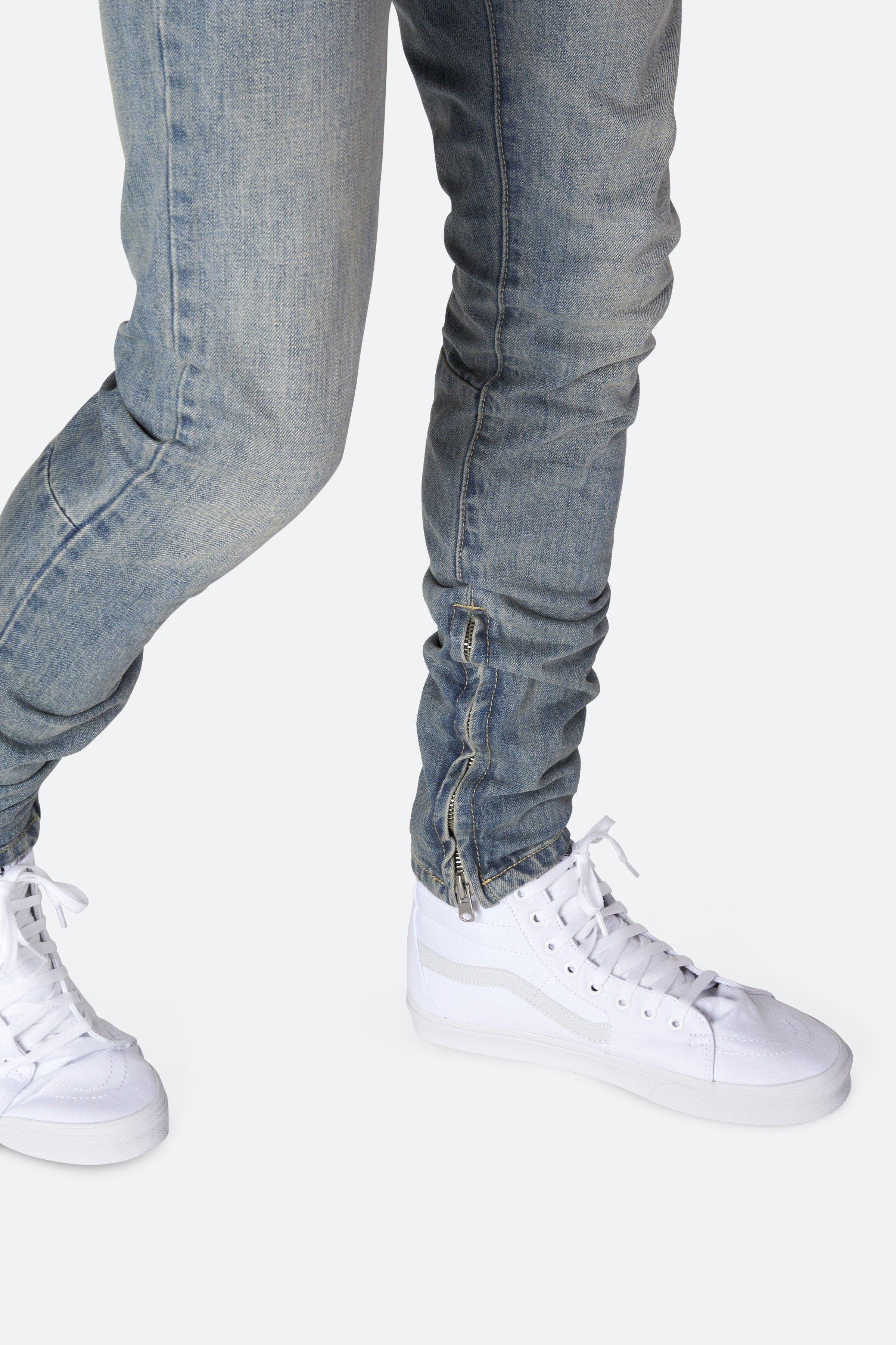 M5 Zipper Denim - Blue | mnml
