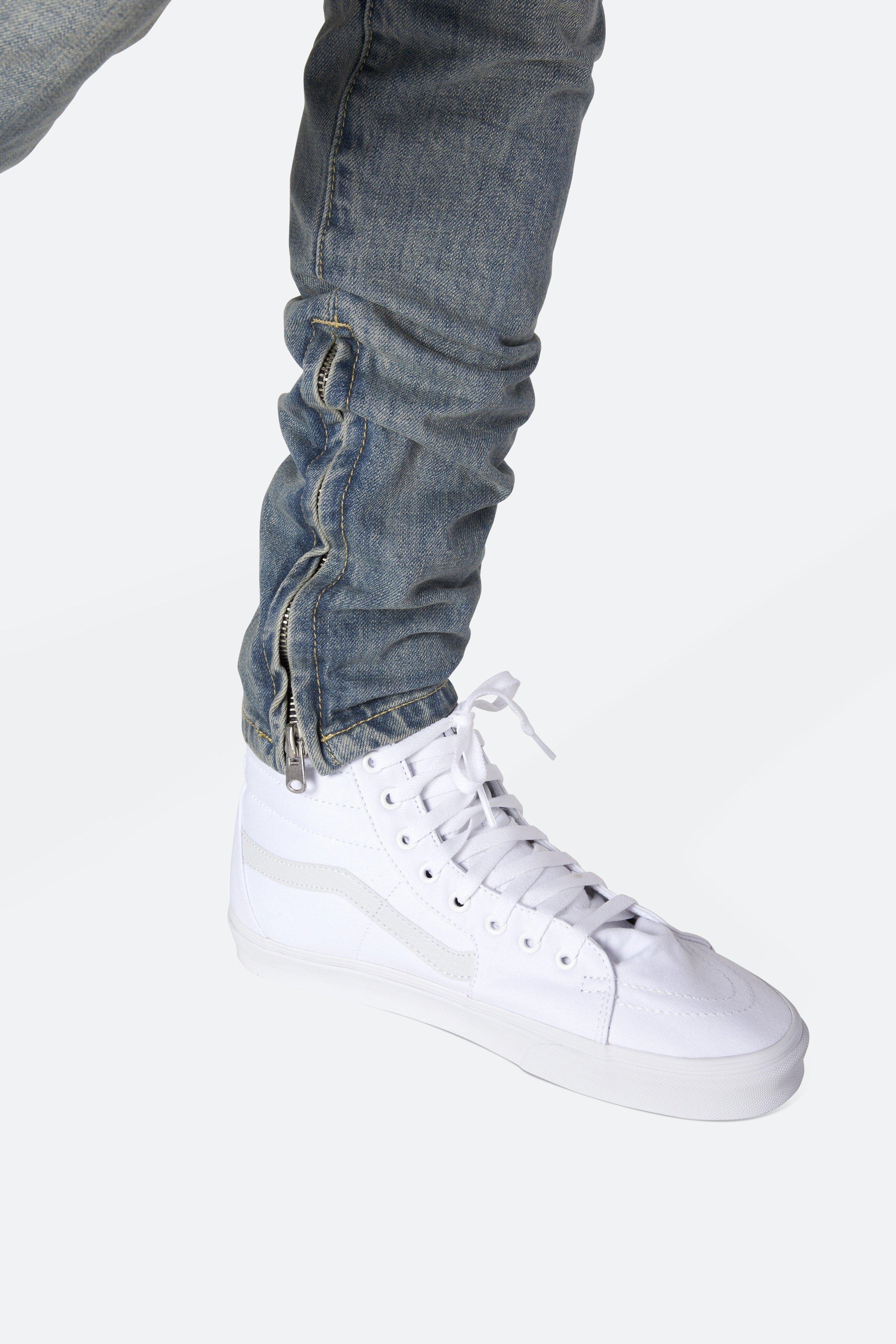 M5 Zipper Denim - Blue | mnml