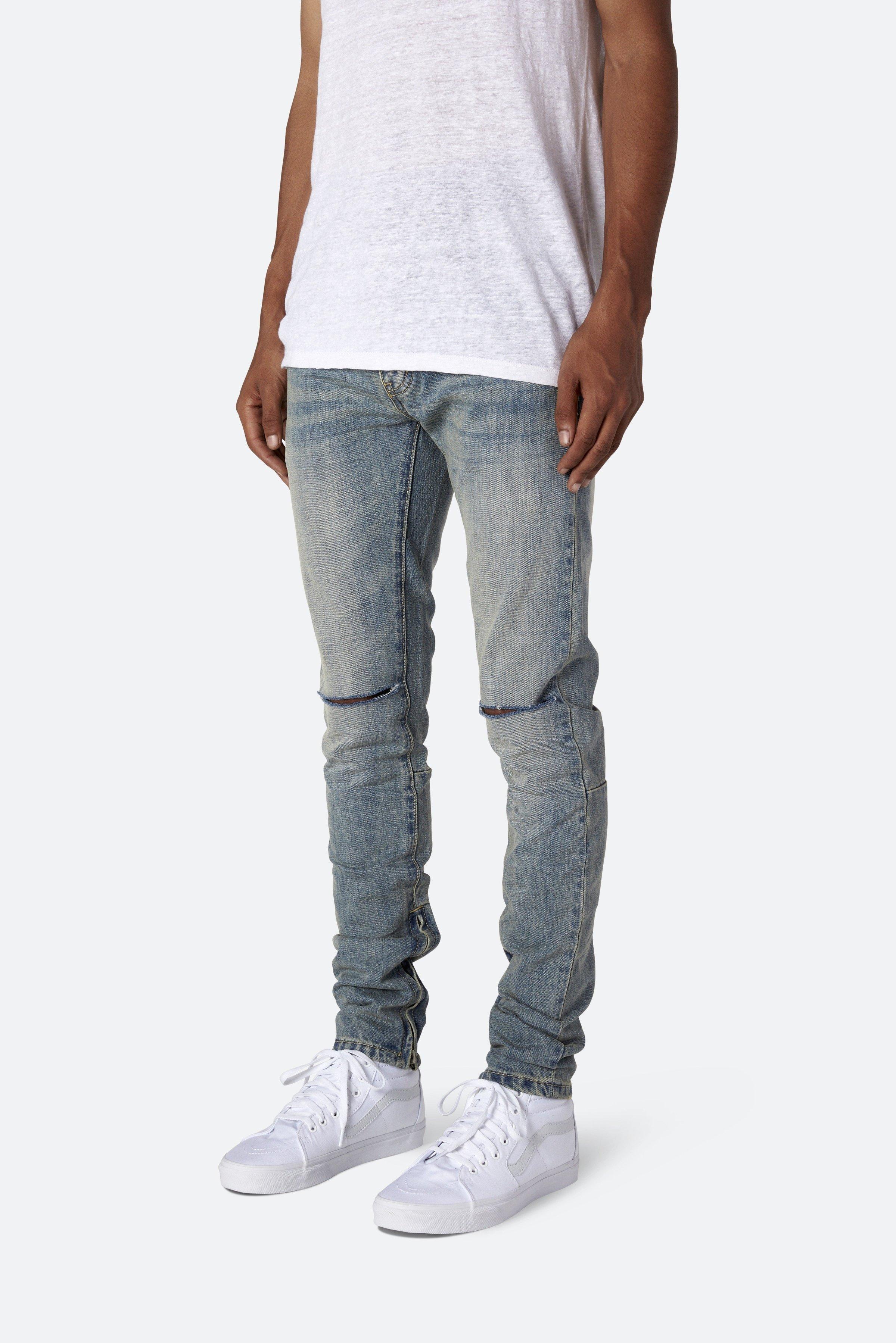 M6 Zipper Denim - Blue | mnml