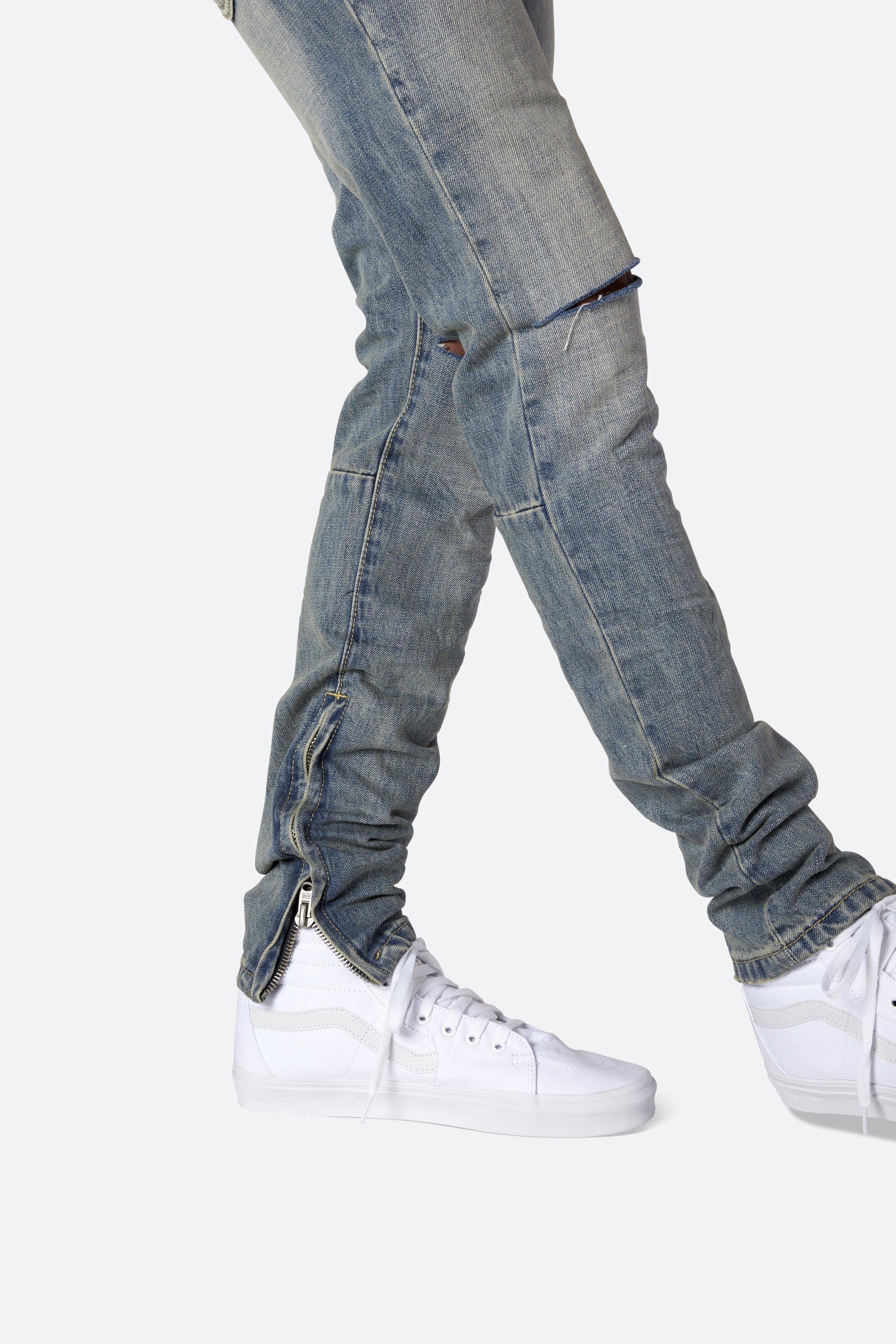 M6 Zipper Denim - Blue | mnml