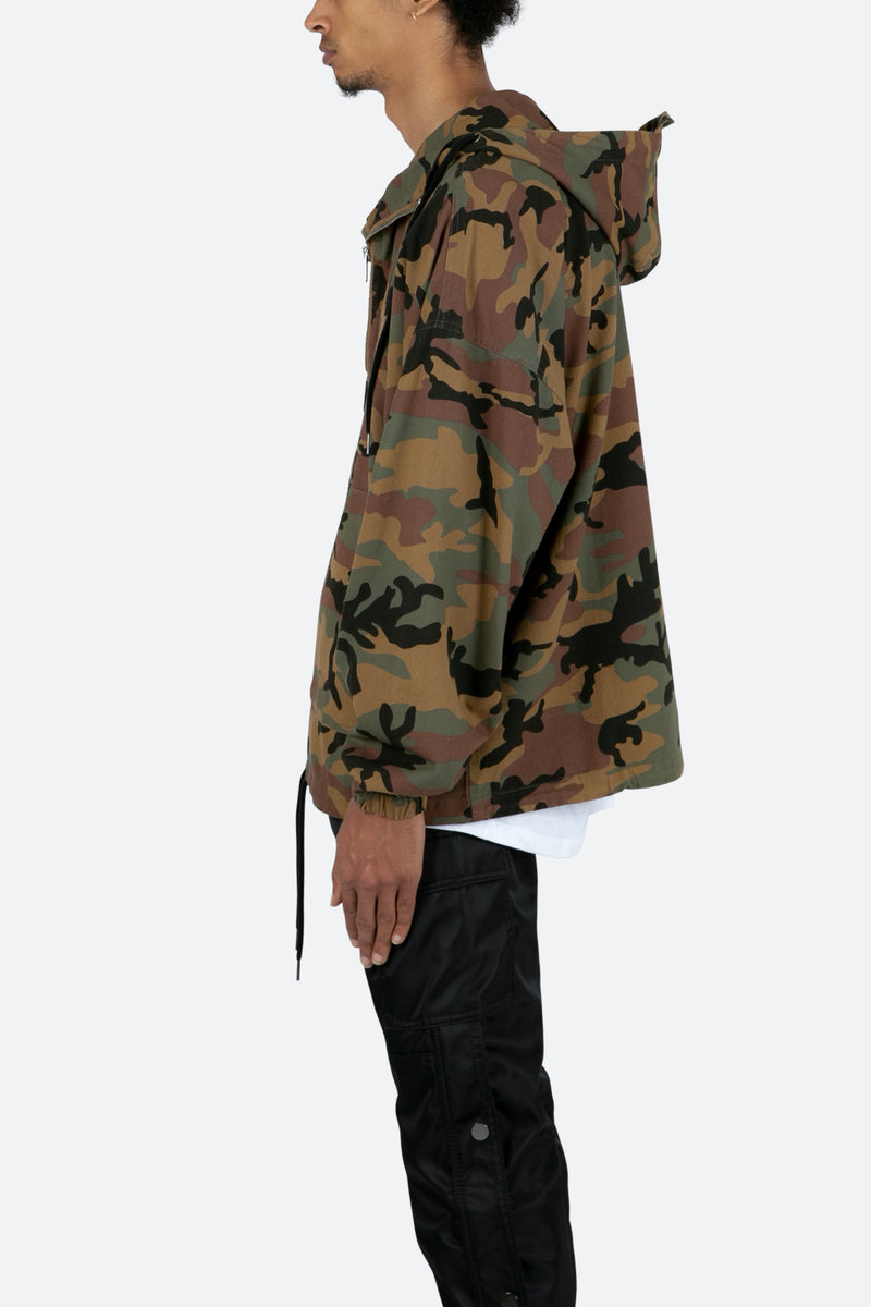 Quarter Zip Jacket - Camo | mnml | shop now