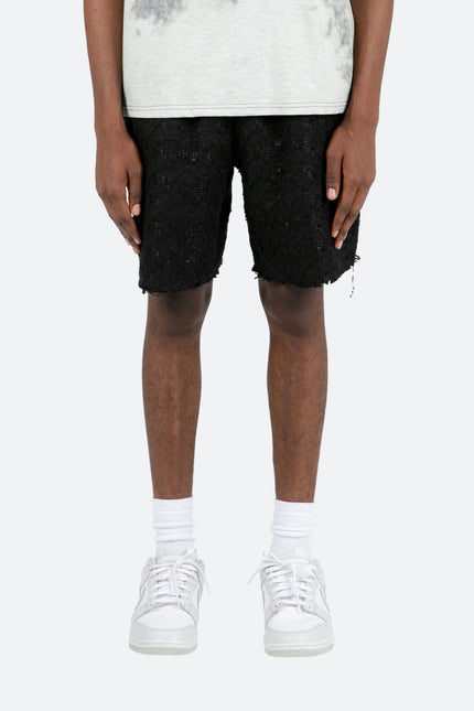 Short à bords francs - Noir