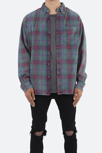 Scorpion Vintage Flannel - Green/Purple