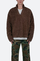 Sherpa Pullover - Brown