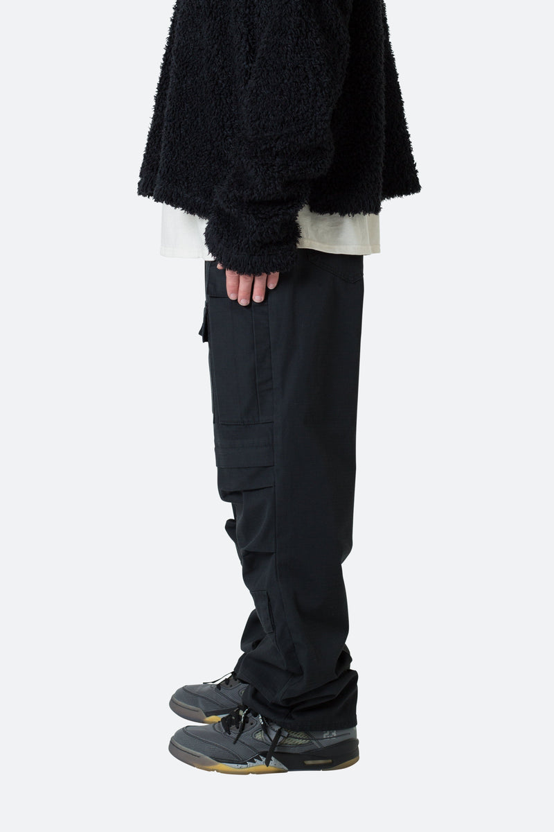 Union Baggy Cargo Pants in Black
