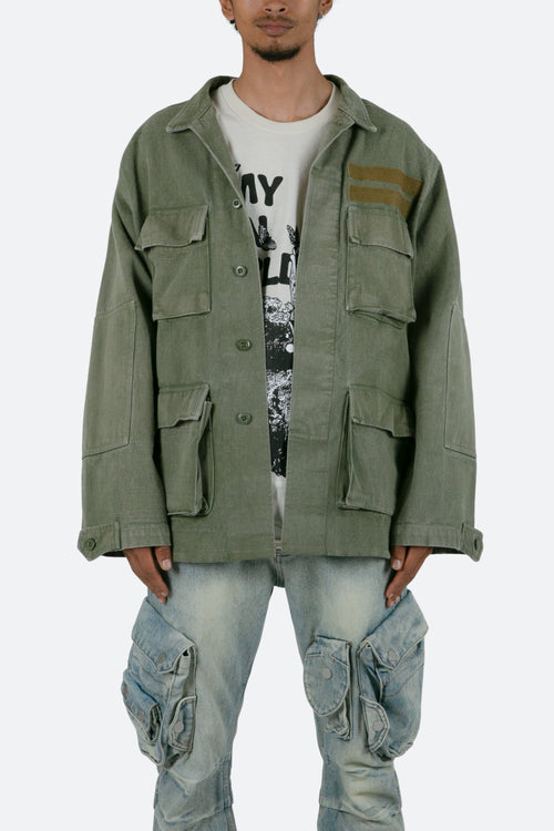 Vintage Army Jacket - Olive