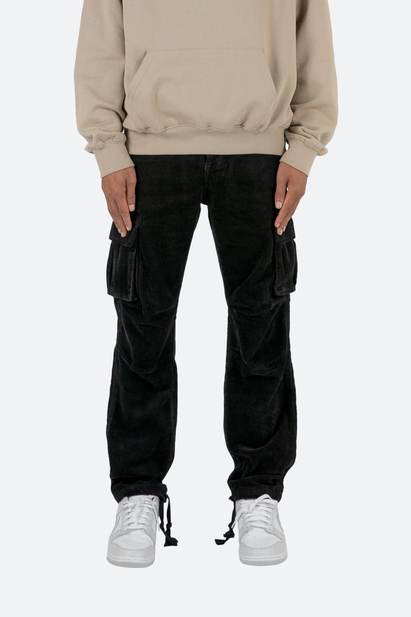 Men's Pants Streetwear For Men Fashion Loose Pockets Cargo Pant Autumn  Casual Solid Color Corduroy Trousers Mens Vintage Lantern