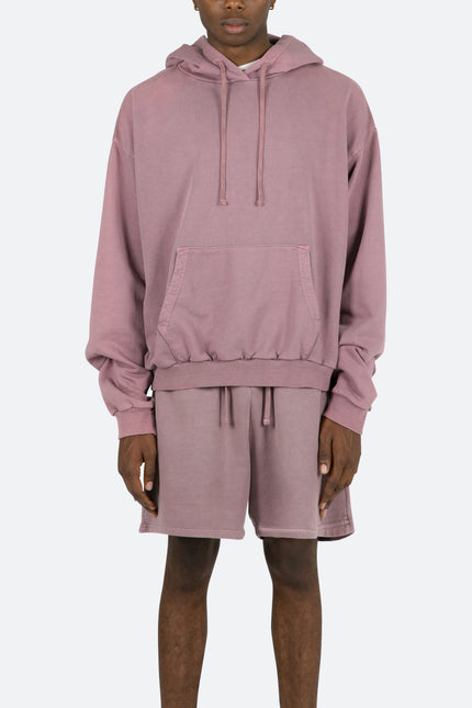 Heavy Every Day Hoodie - Washed Mauve | mnml | shop now