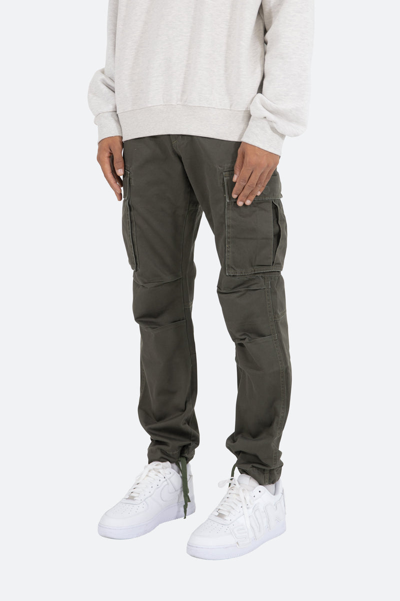 ️NWT H&M Twill Cargo Pants in 'Blue/Striped', Size 6