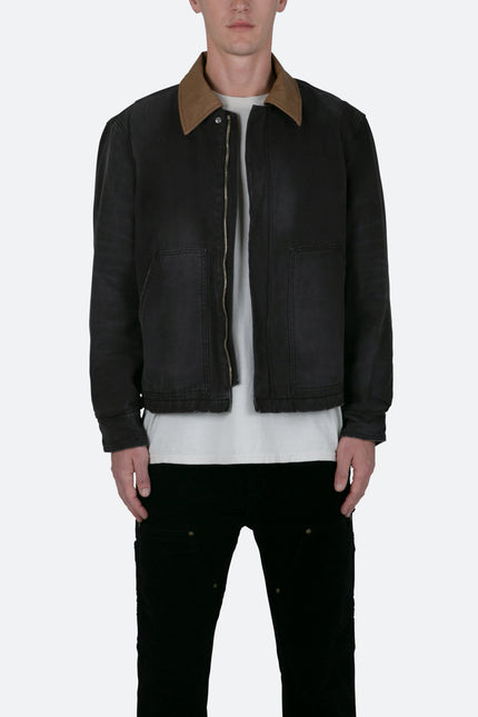 Veste de travail vintage - Noire