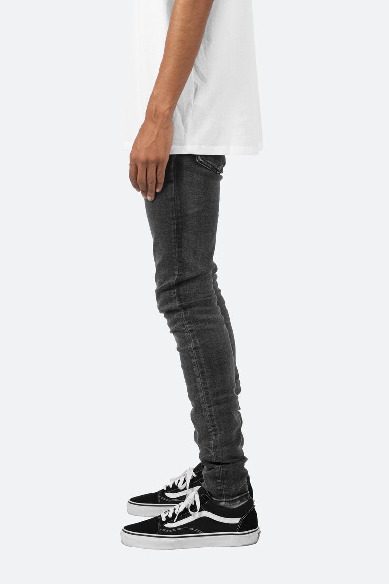 X147 Stretch Denim - Grey | mnml | shop now