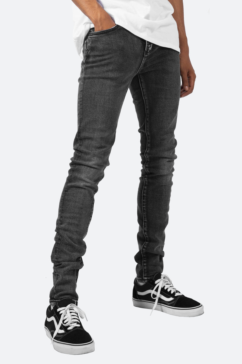 X147 Stretch Denim - Grey | mnml | shop now