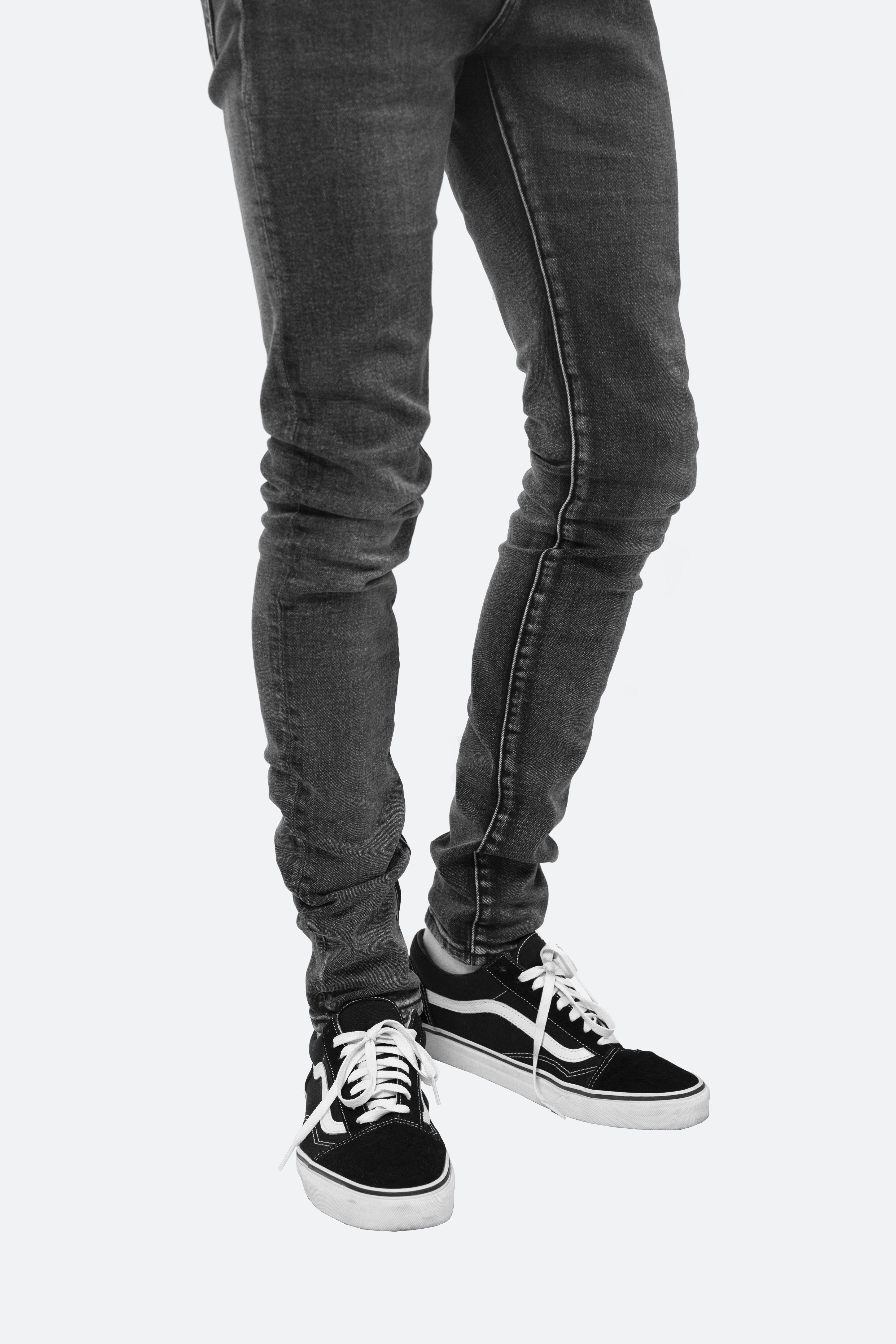 X147 Stretch Denim - Grey | mnml