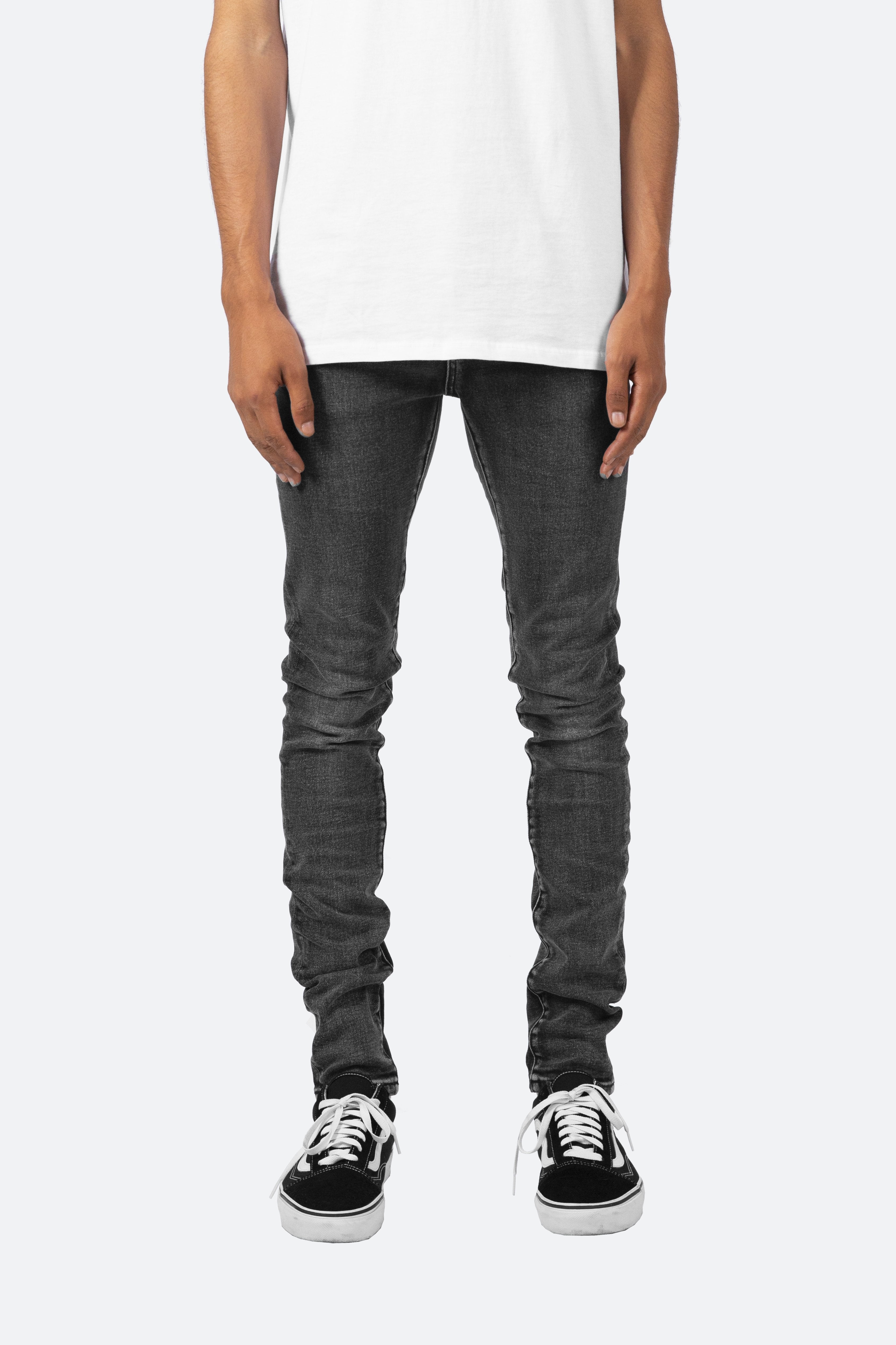 X147 Stretch Denim - Grey | mnml