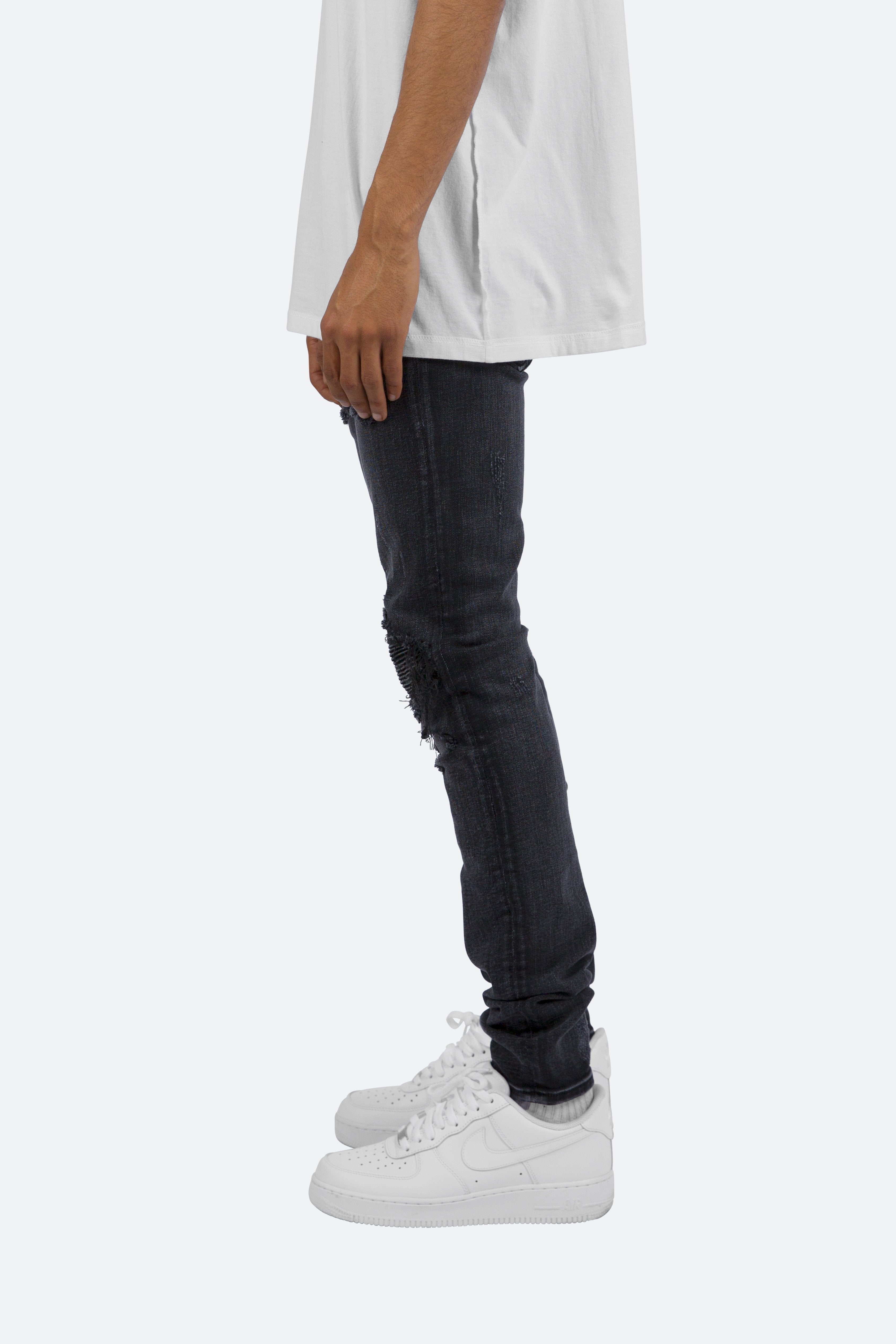 X162 Stretch Denim - Black | mnml | shop now
