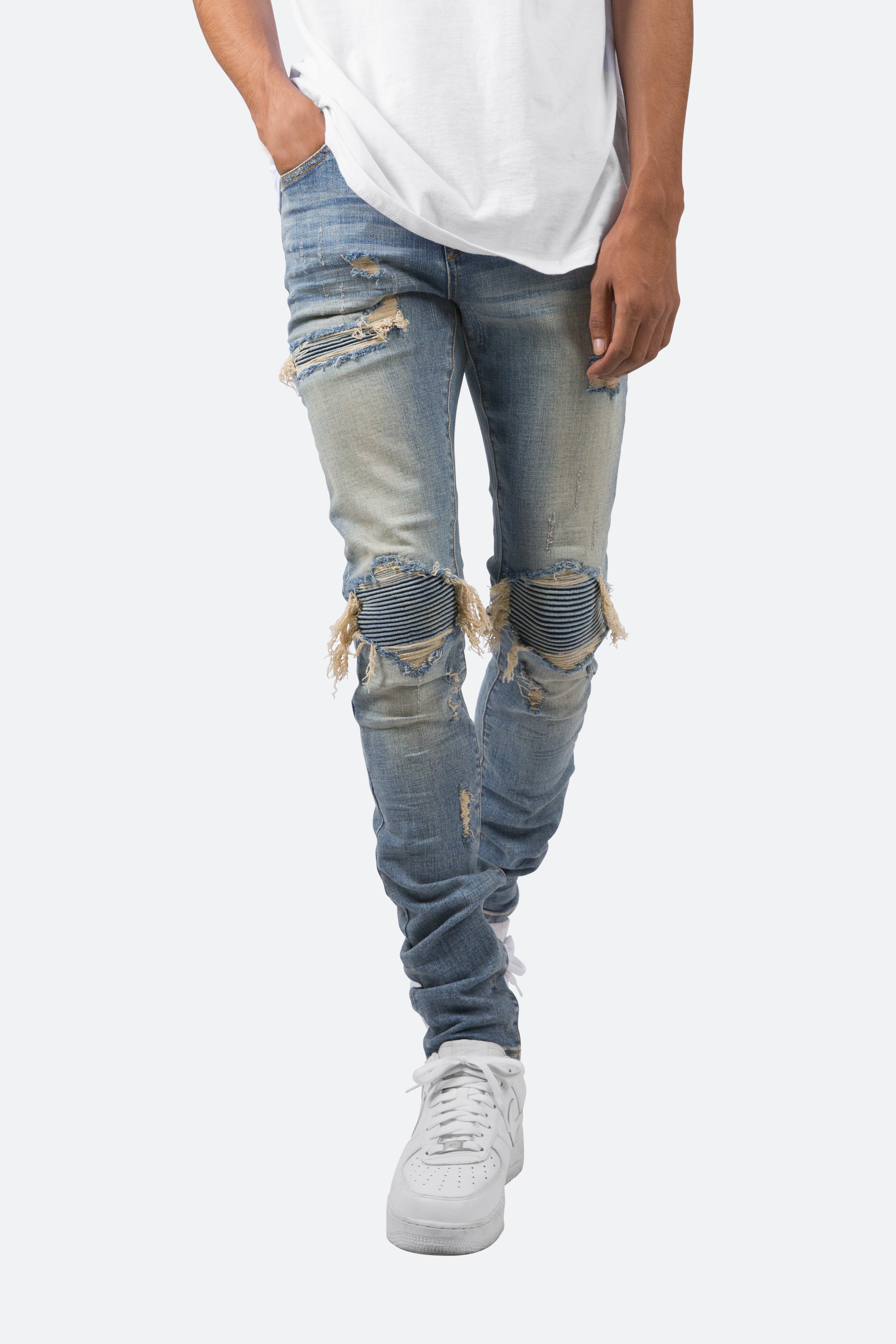 X162 Stretch Denim - Blue | mnml | shop now X162 Stretch Denim - Blue | mnml | shop now
