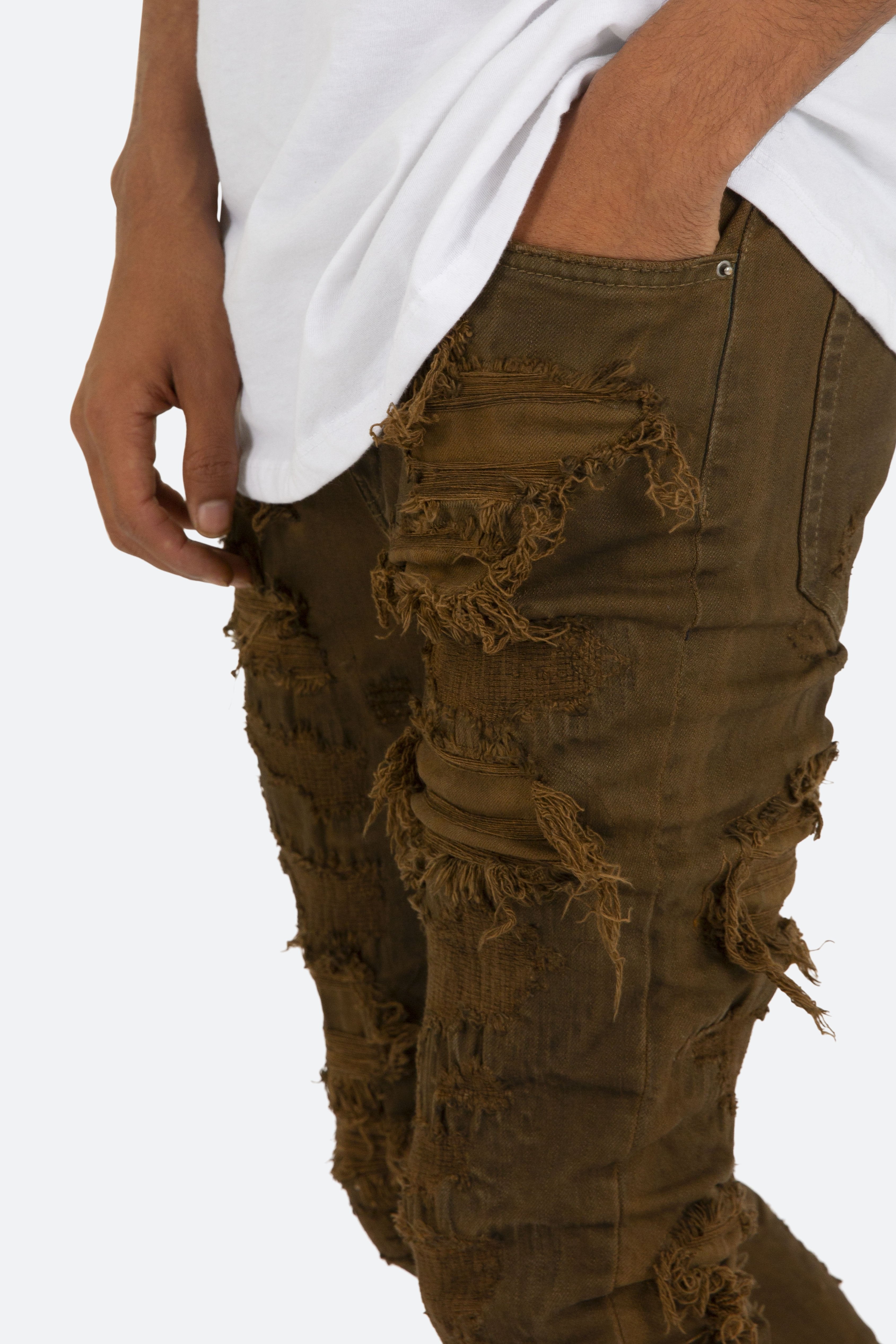 X289 Stretch Denim - Brown | mnml