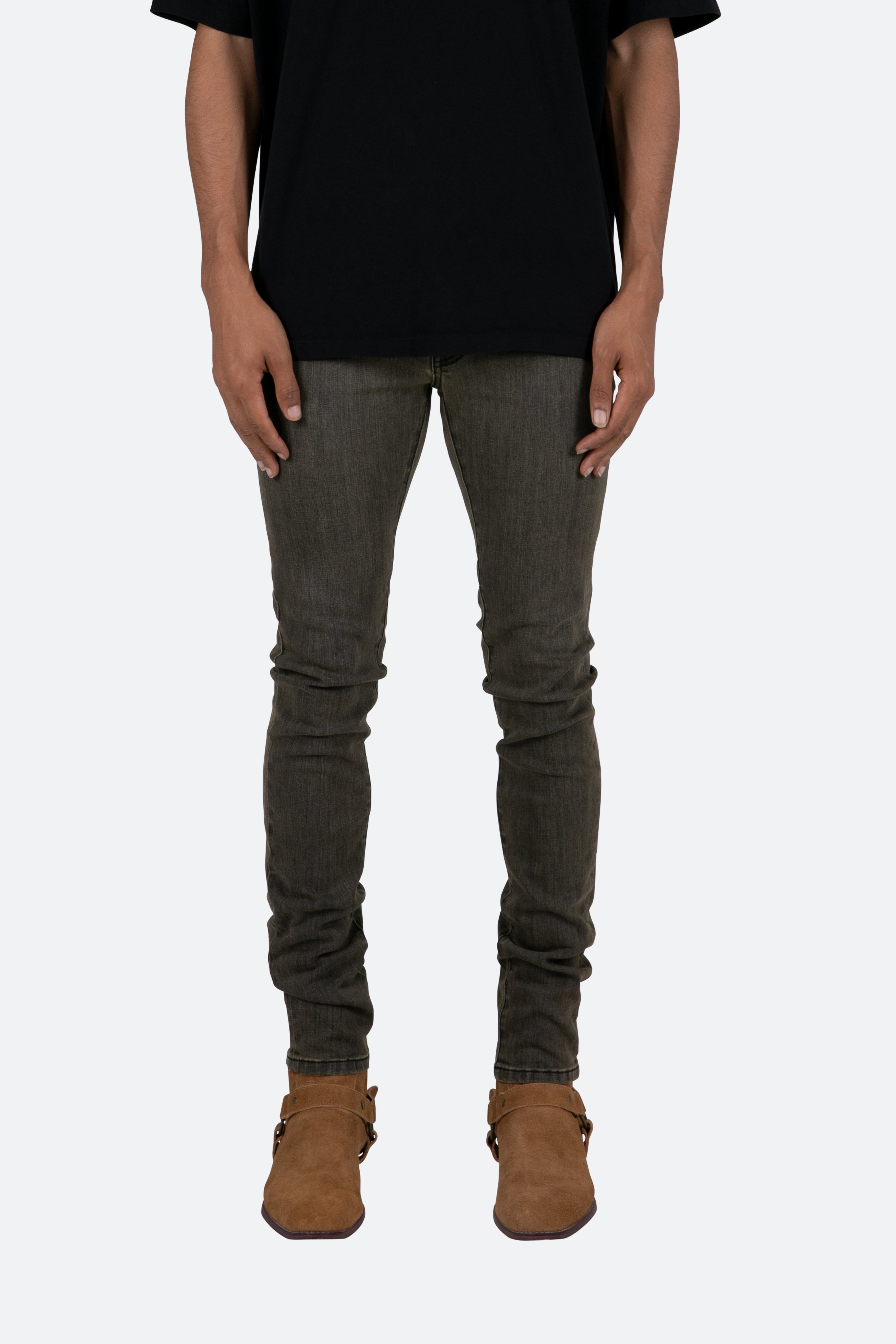 X162 Stretch Denim - Blue | mnml | shop now